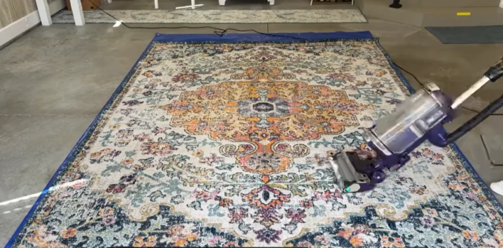 Carpet cleaning process